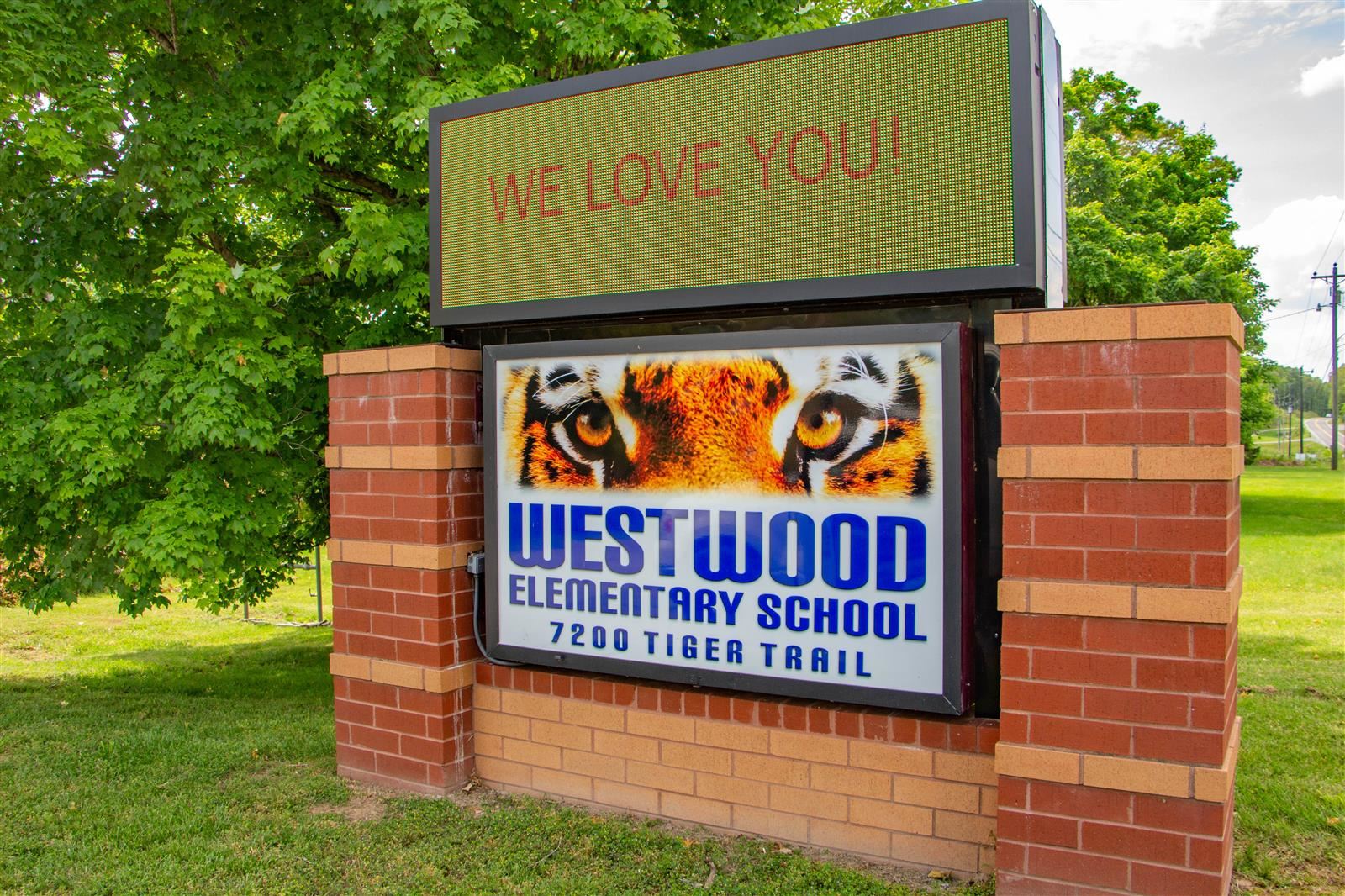Westwood Main Sign